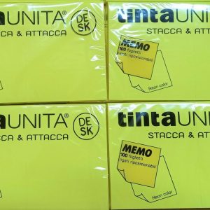 1 POST IT STACCA E ATTACCA TINTA UNITA 125MMX75MM TINTA UNITA