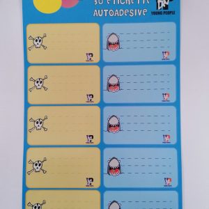 30 ETICHETTE SCUOLA TESCHIO / SQUALO YOUNG PEOPLE POOL OVER