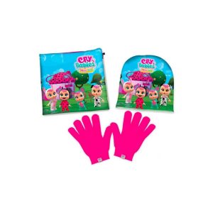 Cry babies set 3 pz cappello-scaldacollo-guanti